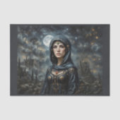 ギリシャ神話：ニックスは夜と闇の女神 薄葉紙 (正面)