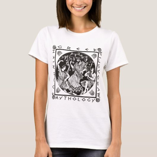 ギリシャ神話(黒) Tシャツ (正面)