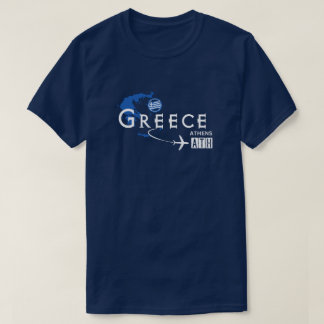 ギリシャ空港コードTシャツ Tシャツ