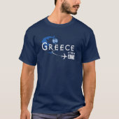 ギリシャ空港コードTシャツ Tシャツ (正面)