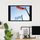 ギリシャ系アメリカ人 ポスター (ホームオフィス)