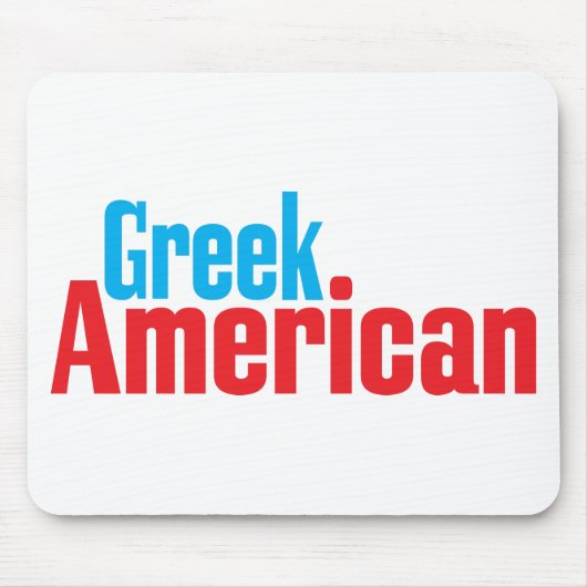 ギリシャ系アメリカ人 マウスパッド (正面)
