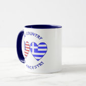 ギリシャ系アメリカ人 祖国 マグカップ (正面左)