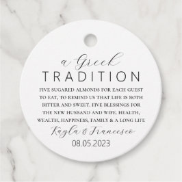 ギリシャ結婚の伝統 フェイバータグ