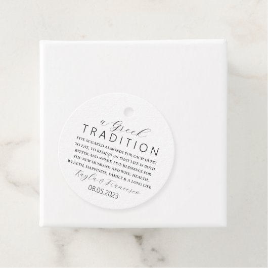 ギリシャ結婚の伝統 フェイバータグ (インサイチュ)