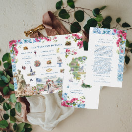 ギリシャ結婚の週末のウェルカム旅程