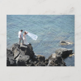 ギリシャ結婚の シーズンポストカード