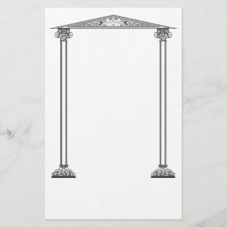 ギリシャ縁ど文具 便箋