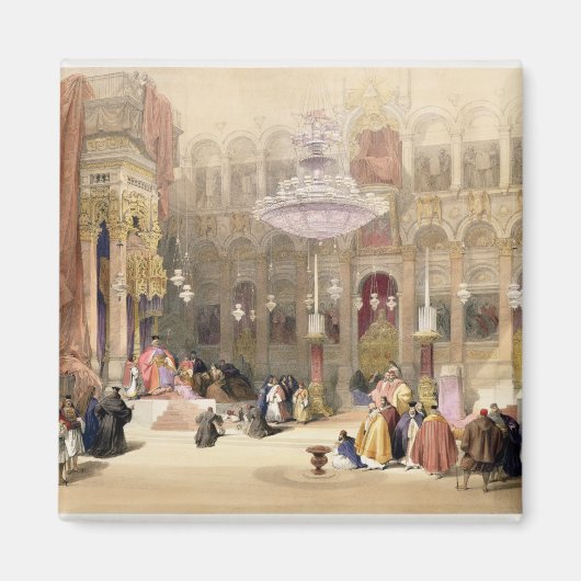 ギリシャ聖墳墓教会,エルサレム,4月 マグネット (正面)