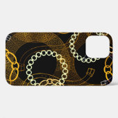 ギリシャ製のチェーン付きシームレスパターン  Case-Mate iPhoneケース (裏面 (横))