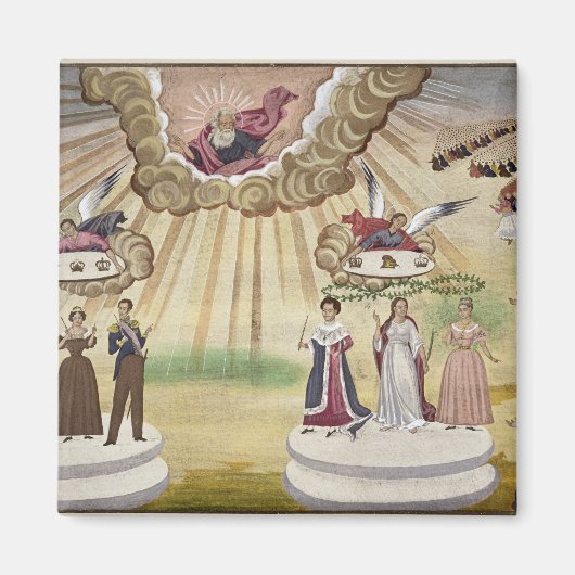 ギリシャ解放のための神々への祈りの言葉 マグネット (正面)