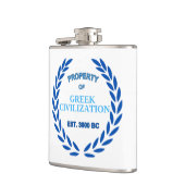 ギリシャ誇りを持った人であること フラスク (左)