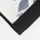 ギリシャ語でギリシャの島サントリーニ伝統的ロバ フリースブランケット (角)