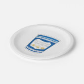 ギリシャ語のディナーコーヒーカッププレート ペーパープレート (アングル)