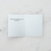 ギリシャ語のノートカード：祝Let's  カード (内部)