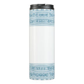 ギリシャ語のパーティーギフトで下卑しい模様が青 タンブラー (裏面)