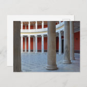 ギリシャ語の列はがき ポストカード (正面/裏面)