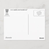 ギリシャ語の列はがき ポストカード (裏面)