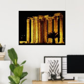 ギリシャ語の列 ポスター (ホームオフィス)