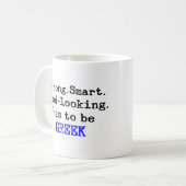 ギリシャ語の強い コーヒーマグカップ (正面左)