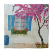 ギリシャ語の窓 タイル (正面)