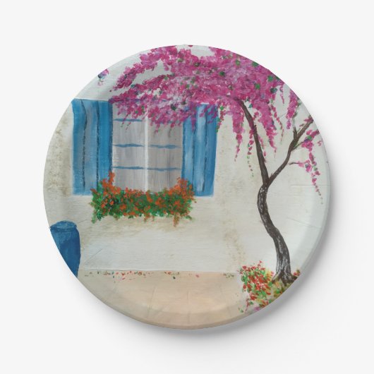 ギリシャ語の窓 ペーパープレート (正面)