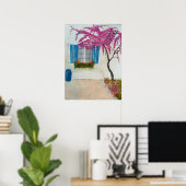 ギリシャ語の窓 ポスター (ホームオフィス)