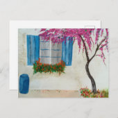 ギリシャ語の窓 ポストカード (正面/裏面)