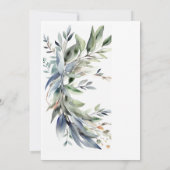 ギリシャ語の結婚式招待状に対す結婚る 招待状 (裏面)