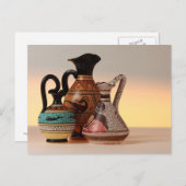 ギリシャ語の花葉書1 ポストカード (正面/裏面)