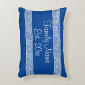 ギリシャ語の鍵のメイカスタムンダパターンのファミリ名 アクセントクッション (正面(垂直))