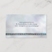 ギリシャ語の鍵 – ギリシャ語の意味Monogram Abalone Shell 名刺 (裏面)