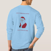 ギリシャ語のT-Sメリークリスマス：カラクリストゥーゲンナ Tシャツ (裏面)
