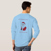 ギリシャ語のT-Sメリークリスマス：カラクリストゥーゲンナ Tシャツ (裏面フル)