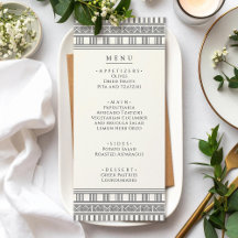 ギリシャ語またはローマ語のパーティーメニューパーティー