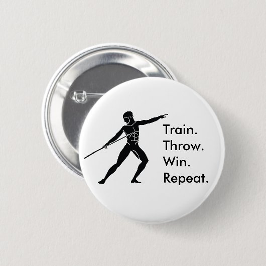 ギリシャ語アスリートスポーツ受賞式ボタン 缶バッジ (正面&裏面)