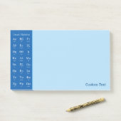 ギリシャ語アルファベットのポストイット注記 ポストイット (デスク)