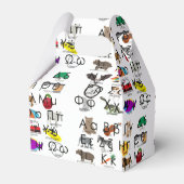 ギリシャ語アルファベット文字の単語と写真 フェイバーボックス (裏面サイド)