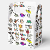 ギリシャ語アルファベット文字の単語と写真 フェイバーボックス (オープン)