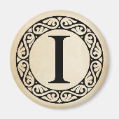 ギリシャ語アルファベット文字イオタ マグネット (正面)