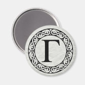 ギリシャ語アルファベット文字ガンマ マグネット (正面/裏面)