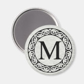 ギリシャ語アルファベット文字Mu マグネット (正面/裏面)