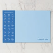 ギリシャ語アルファベット紙パッド ペーパーパッド (正面)