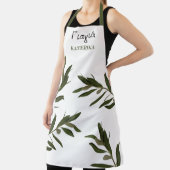 ギリシャ語イヤイアギリシャおばあちゃんオリーブの枝 エプロン (インサイチュ)