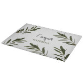 ギリシャ語イヤイアギリシャおばあちゃんオリーブの枝 カッティングボード (角)