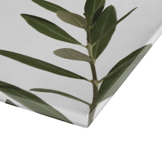 ギリシャ語イヤイアギリシャおばあちゃんオリーブの枝 カッティングボード (角)