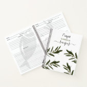 ギリシャ語イヤイアギリシャおばあちゃんレシピ ノートブック (内部)