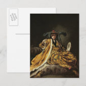 ギリシャ語スルタナ， 1748 ポストカード (正面/裏面)