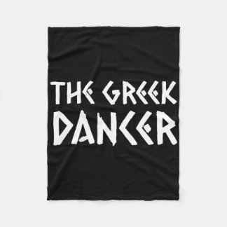 ギリシャ語ダンサおもしろいギリシャ踊りギリシャ語オパギリシャ フリースブランケット