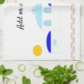 ギリシャ語デザインのみ追加文字 キッチンタオル (折り畳み)